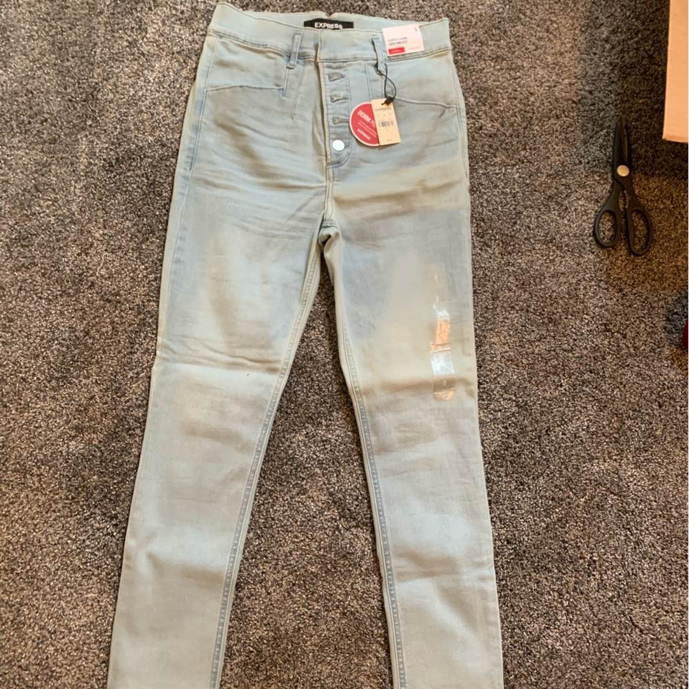 Express button fly jeans NWT